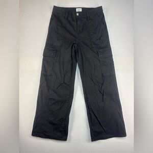 Hudson Jeans Black Cargo Pants